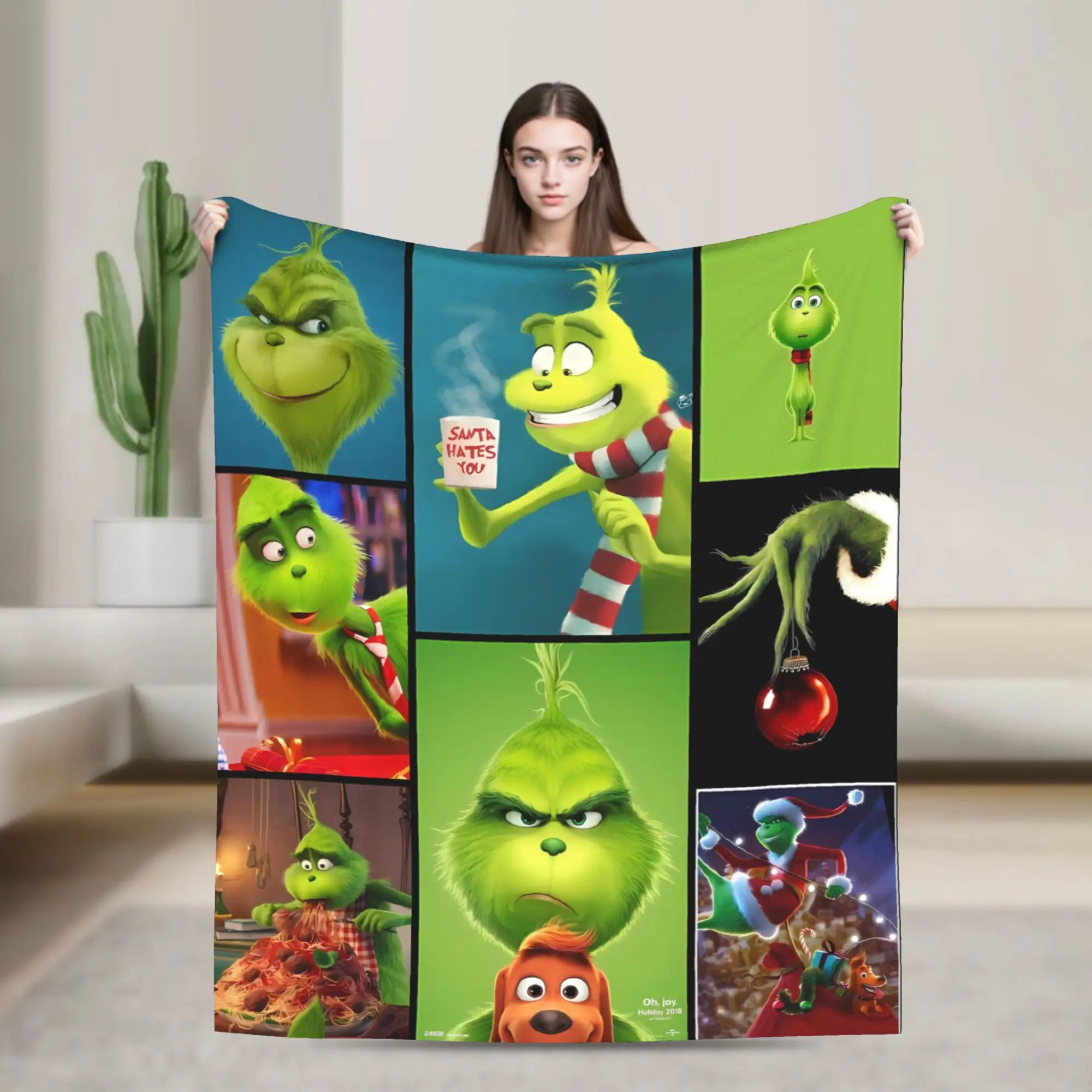 Рождественское одеяло G-Grinchs, декоративное фланелевое одеяло для домашнего декора, супер теплый дизайн, качественное покрывало, подарок на день рождения
Рождественское одеяло G-Grinchs, декоративное фланелевое одеяло для домашнего декора, супер теплый дизайн, качественное покрывало, подарок на день рождения