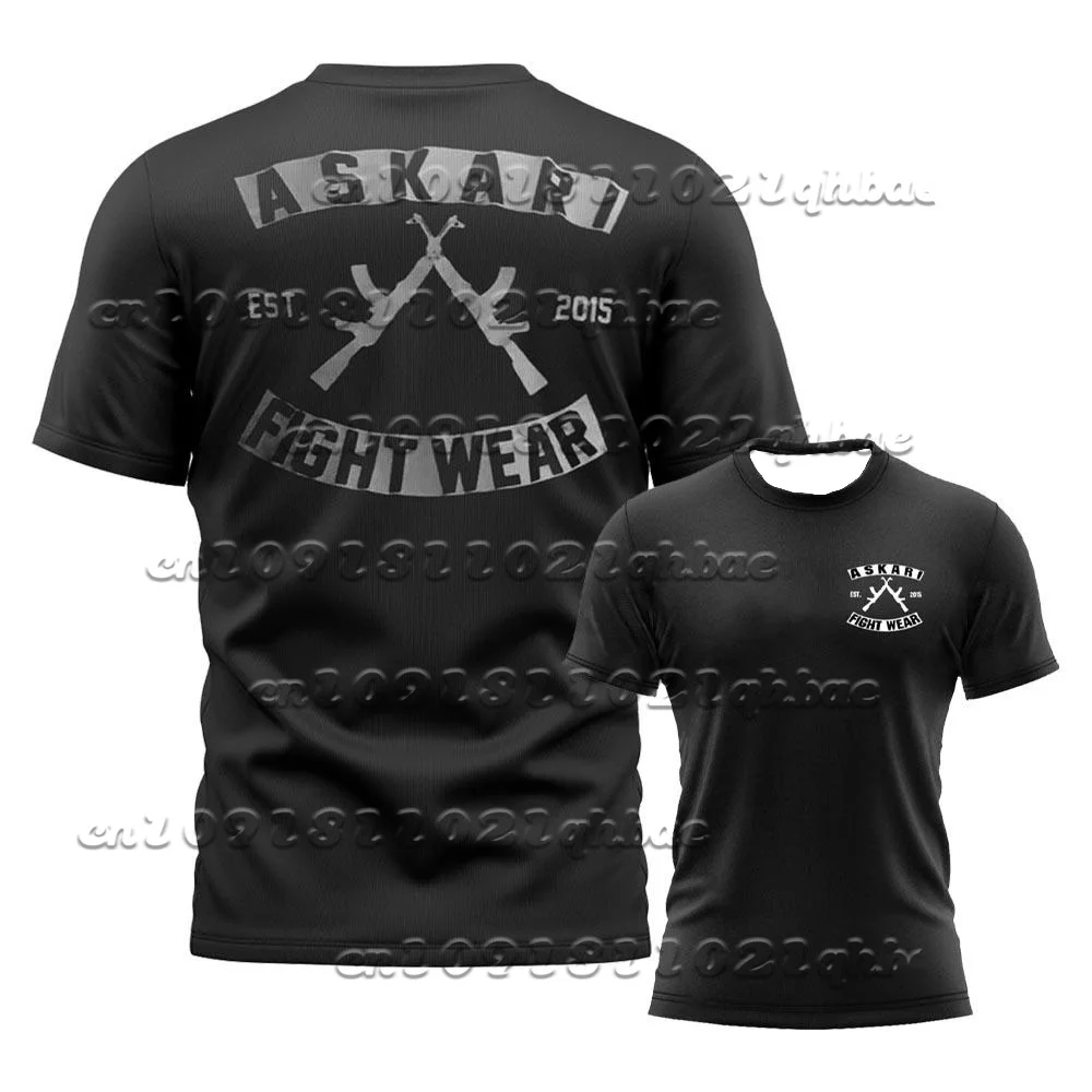 Askari Boxing Fighting Men's T-shirt Summer Sports Breathable Short Sleeve Top Motorcycle Outdoor Training Clothes
Askari Boxing Fighting Men's T-shirt Summer Sports Breathable Short Sleeve Top Motorcycle Outdoor Training Clothes