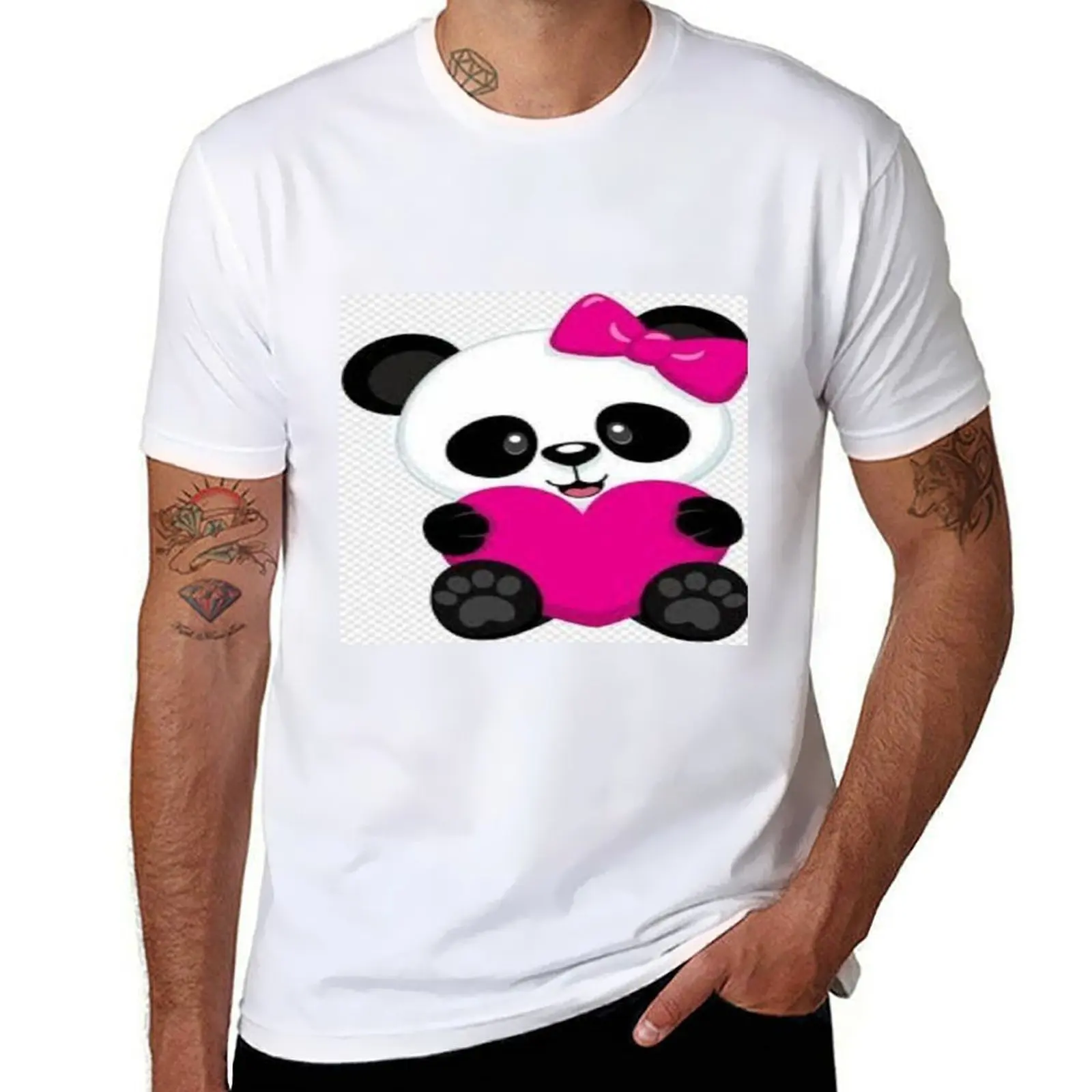 Panda with hart! T-Shirt t shirt men 100% cotton luxury brand t shirts for man cotton funny T-Shirt
Panda with hart! T-Shirt t shirt men 100% cotton luxury brand t shirts for man cotton funny T-Shirt
