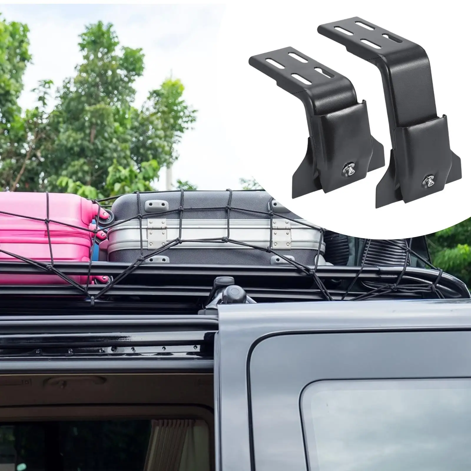 Professional Steel Roof Rack Bracket with Height Adjustment Universal Gutter Mount for Car Roof Platform
Professional Steel Roof Rack Bracket with Height Adjustment Universal Gutter Mount for Car Roof Platform