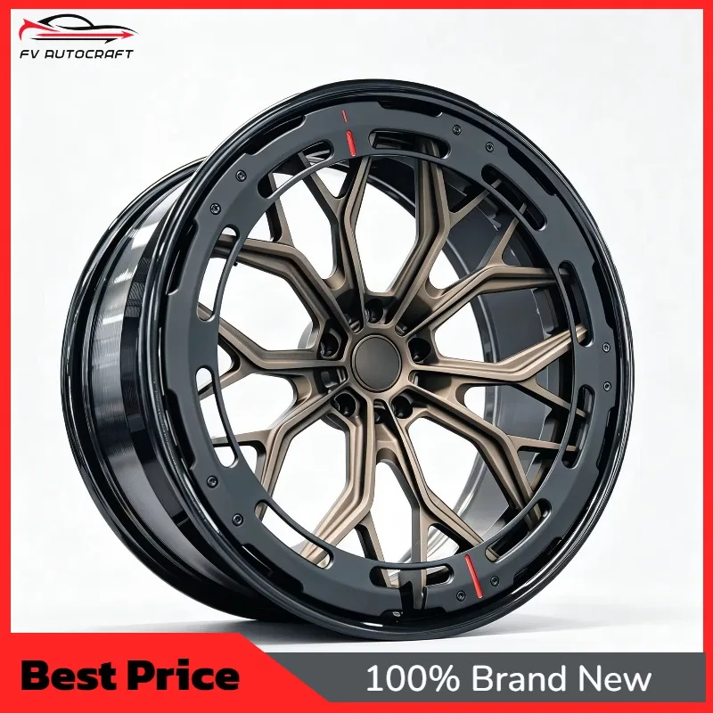 【2026】Customizable ODM Deep Lip Dish Matte Bronze Gloss Black Red 19 Inch Two-piece Forged Wheels For German Performance Racing
【2026】Customizable ODM Deep Lip Dish Matte Bronze Gloss Black Red 19 Inch Two-piece Forged Wheels For German Performance Racing