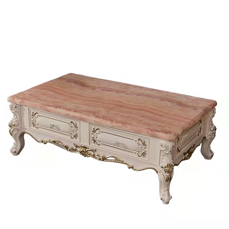 coffee table marble surface living room carved tea table solid wood luxury large apartment TV cabinet tea table combinatio
coffee table marble surface living room carved tea table solid wood luxury large apartment TV cabinet tea table combinatio