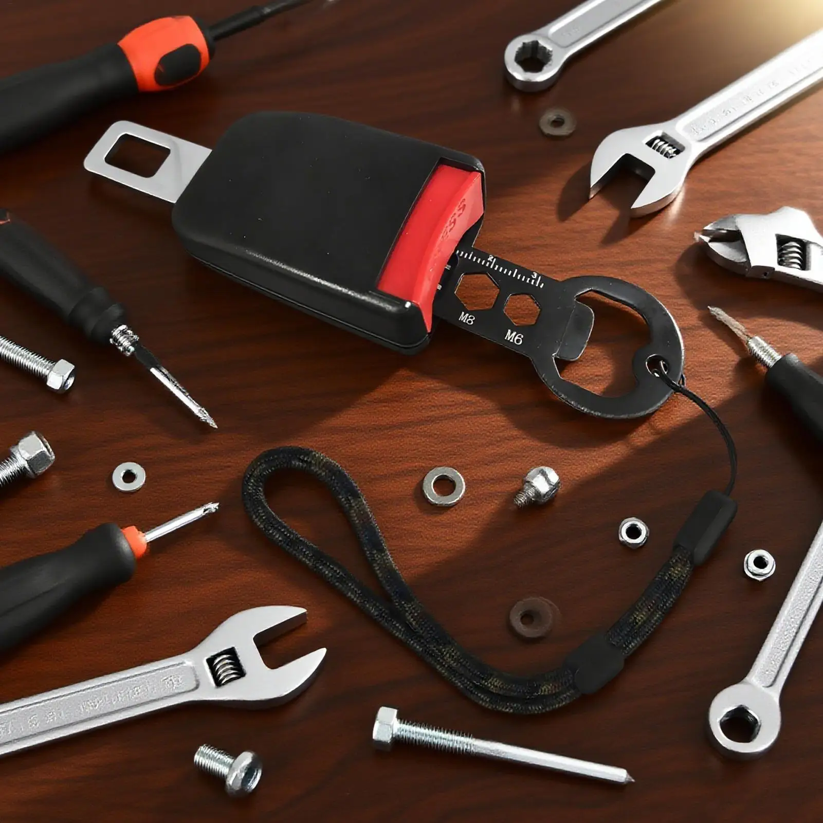 Keychain Bottle Opener 4-in-1 with Lanyard - Portable Metal Opener for Beer, Outdoor, Camping, Bar, Restaurant, Kitchen
Keychain Bottle Opener 4-in-1 with Lanyard - Portable Metal Opener for Beer, Outdoor, Camping, Bar, Restaurant, Kitchen