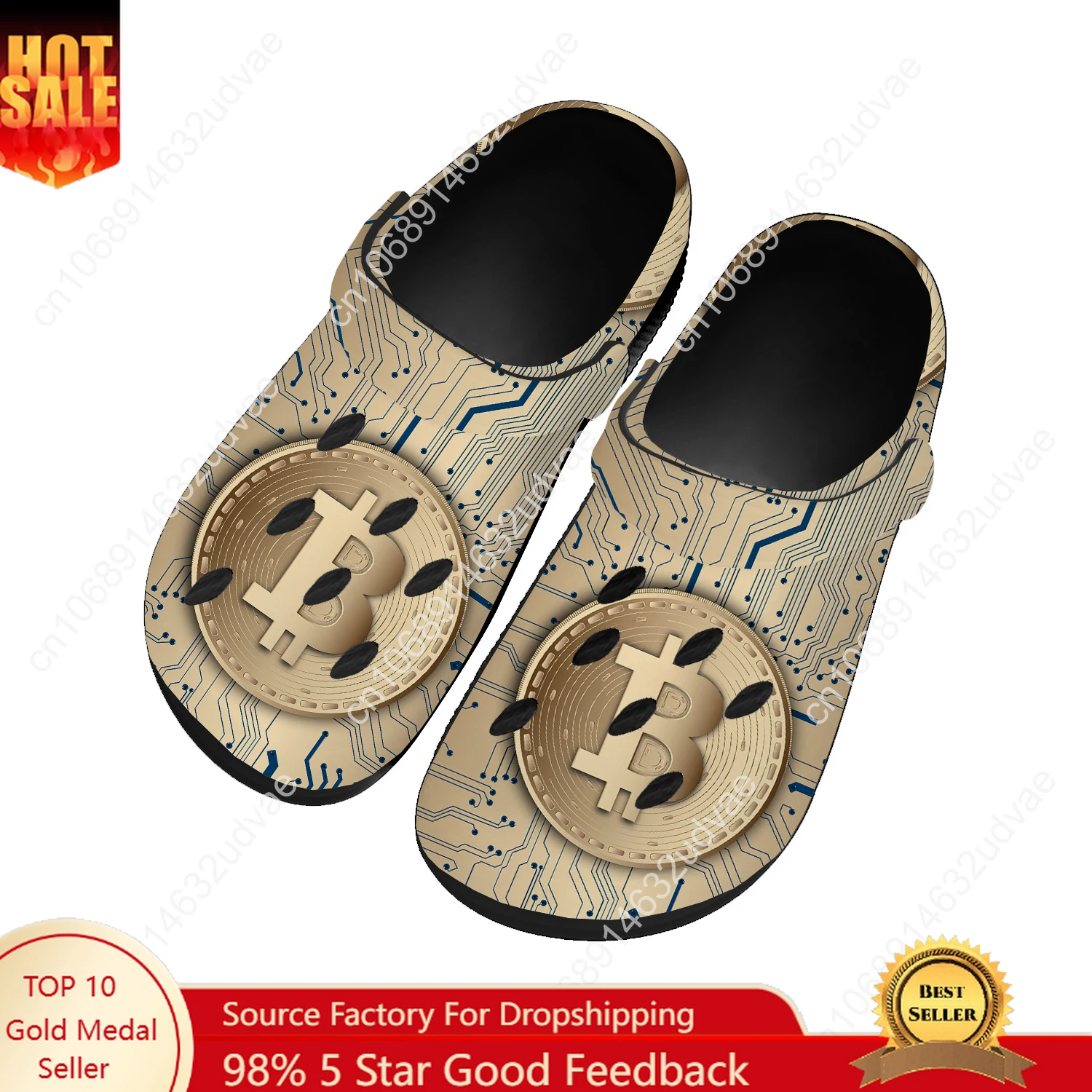 Bitcoin Water Shoes Men Women Teenager Comfortable Home Garden Clogs Custom Sandals Beach Breathable Hole Slippers 
Bitcoin Water Shoes Men Women Teenager Comfortable Home Garden Clogs Custom Sandals Beach Breathable Hole Slippers