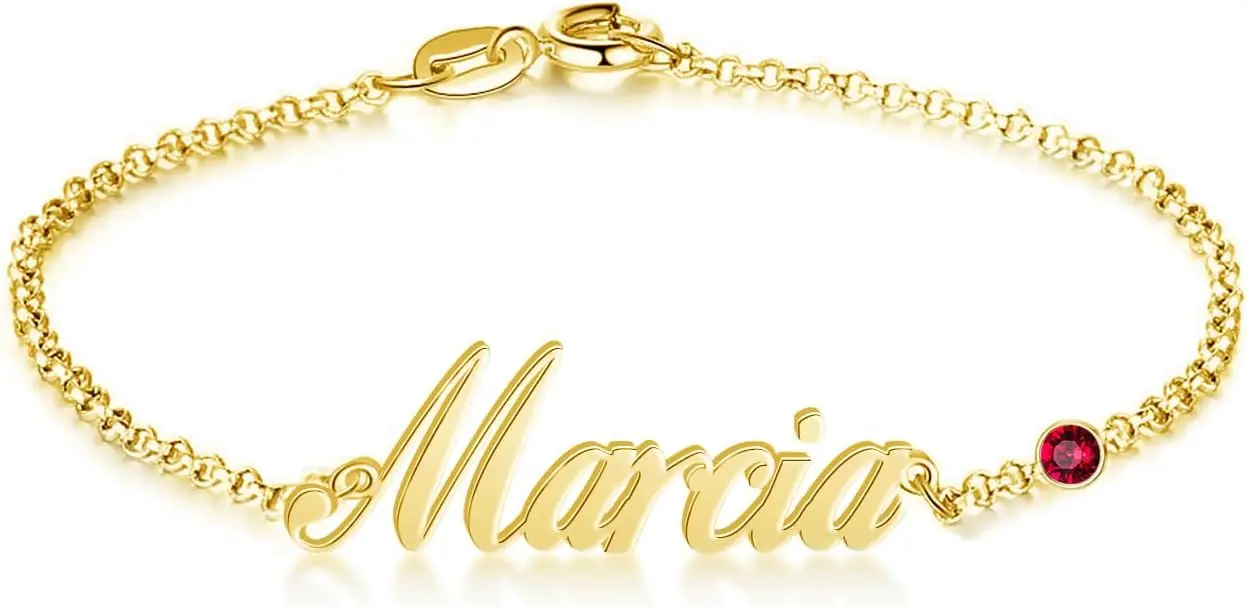 Personalized Name Bracelet or Anklet Bracelet with CZ Birthstone 925 Sterling Silver /10K/14K/18K Custom Names Birthstone Bracelet Anklets Dainty Jewelry Birthday Gifts for Women
Personalized Name Bracelet or Anklet Bracelet with CZ Birthstone 925 Sterling Silver /10K/14K/18K Custom Names Birthstone Bracelet Anklets Dainty Jewelry Birthday Gifts for Women