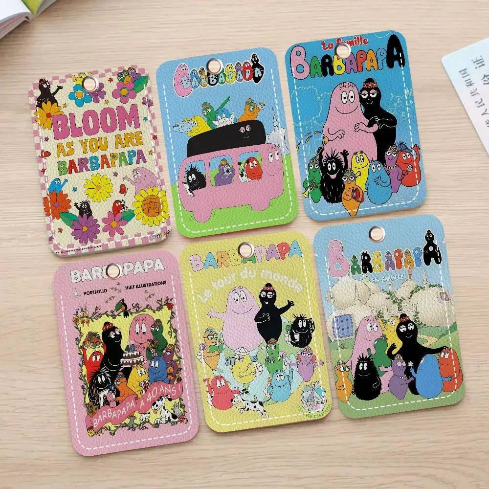 1pc Cute Cartoon B-B-Barbapapas 1Pc Access Card Case Leather Card Holder Keychain Ring Door Access Tags ID Card Case Keychain
1pc Cute Cartoon B-B-Barbapapas 1Pc Access Card Case Leather Card Holder Keychain Ring Door Access Tags ID Card Case Keychain
