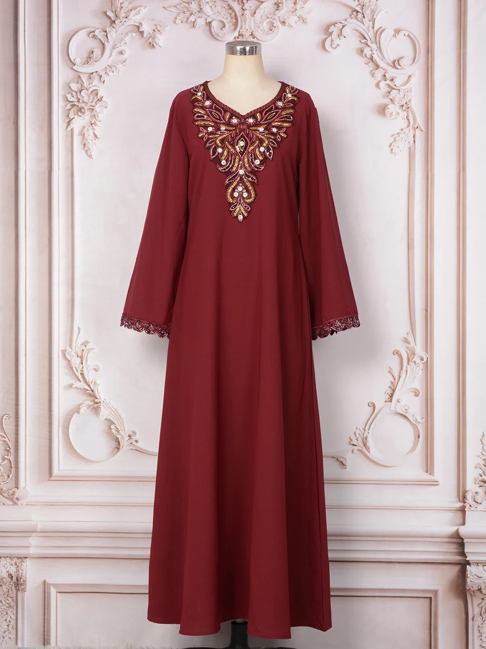 Clothing Ins Factory Robe Elegant New Style Diamond Set Grand Pendant Evening Dress Muslim Dress Abaya
Clothing Ins Factory Robe Elegant New Style Diamond Set Grand Pendant Evening Dress Muslim Dress Abaya