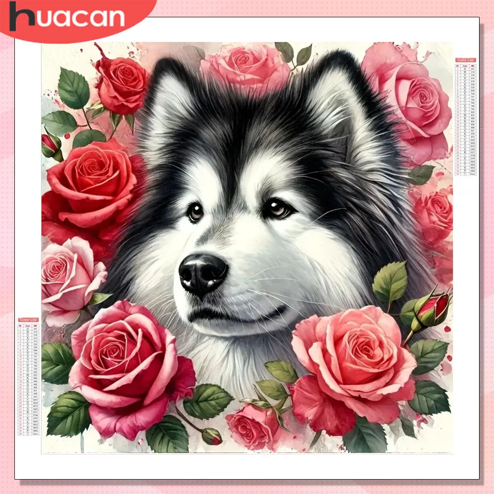 HUACAN алмазная живопись 5D собака животное мозаика полная дрель Алмазная мозаика волк роза цветок хобби креативный домашний декор
HUACAN алмазная живопись 5D собака животное мозаика полная дрель Алмазная мозаика волк роза цветок хобби креативный домашний декор