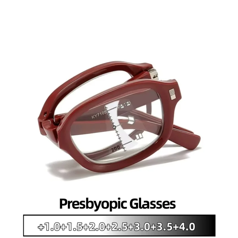Unisex Progressive Multifocal Reading Glasses Portable Foldable Women Full Frame Eyewear Anti Blue Light Eyeglasses +1.0 To +4.0
Unisex Progressive Multifocal Reading Glasses Portable Foldable Women Full Frame Eyewear Anti Blue Light Eyeglasses +1.0 To +4.0