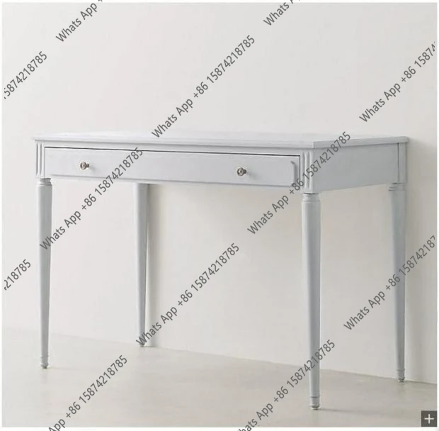 American simple modern solid wood desk writing table French neoclassical study table and chair combination customization
American simple modern solid wood desk writing table French neoclassical study table and chair combination customization