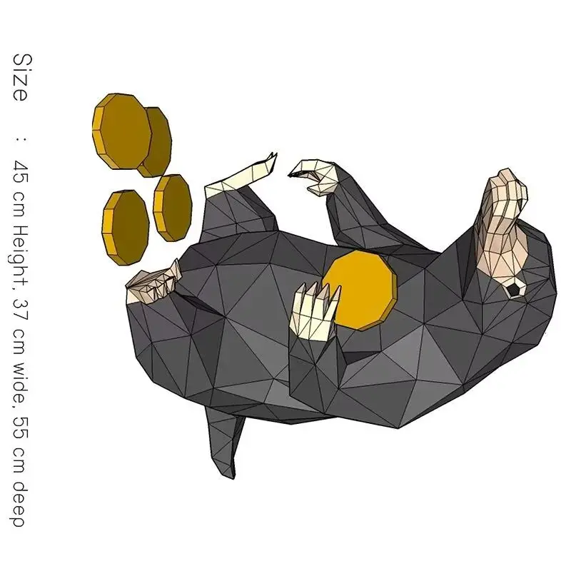 45cm Niffler 3D Paper Model DIY Papercraft Home Decor Desk Decoration Educational Hand Made DIY Puzzles Toys Kids Gifts
45cm Niffler 3D Paper Model DIY Papercraft Home Decor Desk Decoration Educational Hand Made DIY Puzzles Toys Kids Gifts