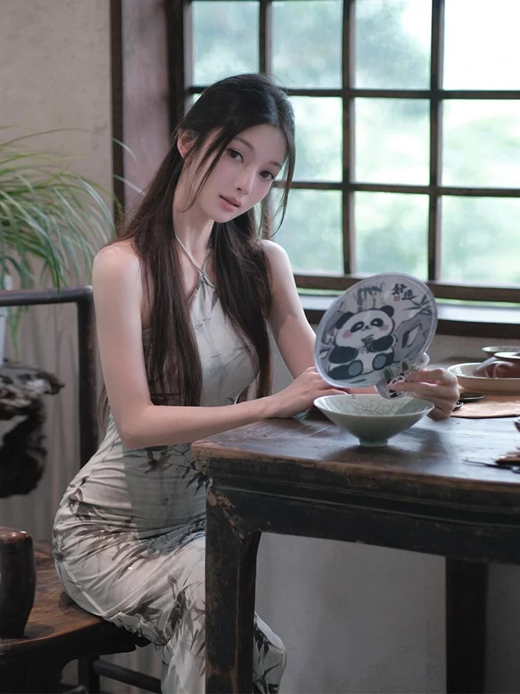 New Chinese Sle Sexy Print High Waist Long Dr Cold oulder Neline Qingseling Flag Robe Skirt Polyester Cotton Blend
New Chinese Sle Sexy Print High Waist Long Dr Cold oulder Neline Qingseling Flag Robe Skirt Polyester Cotton Blend