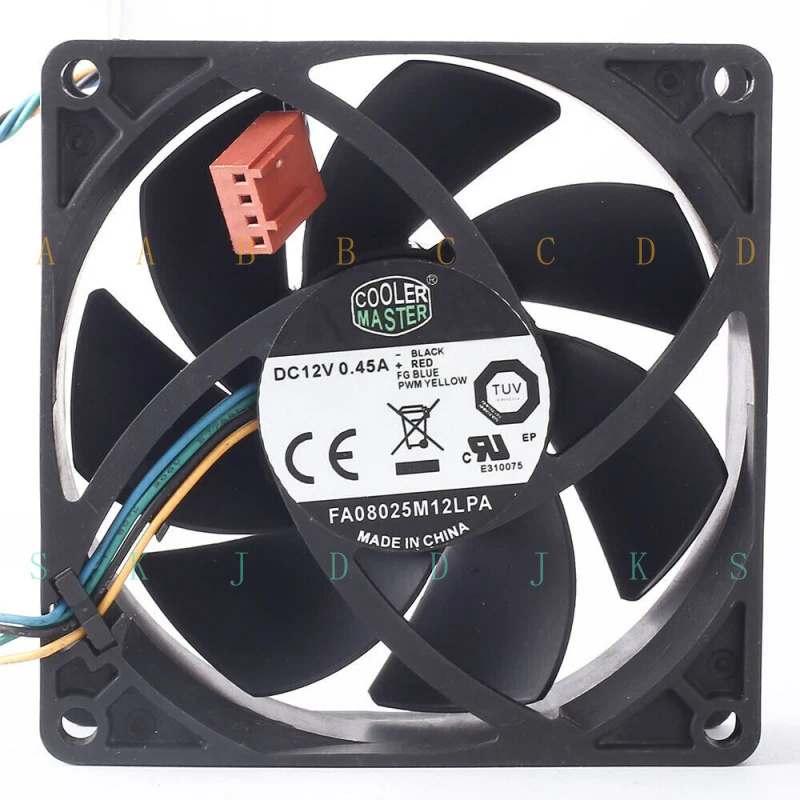 M FA08025M12LPA 8CM 80*80*25MM 0.45A DC 12V 4-lines cooling fan
M FA08025M12LPA 8CM 80*80*25MM 0.45A DC 12V 4-lines cooling fan