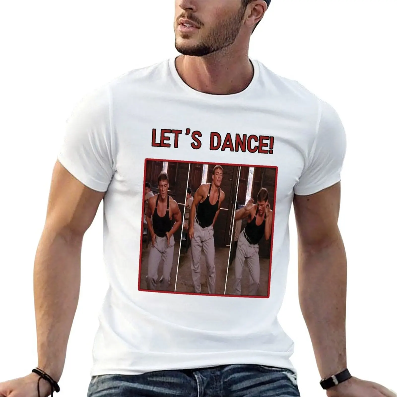 Jean Claude Van Damme Lets Dance Design T-Shirt t shirt men 100% cotton luxury brand cotton t shirt man T-Shirt
Jean Claude Van Damme Lets Dance Design T-Shirt t shirt men 100% cotton luxury brand cotton t shirt man T-Shirt