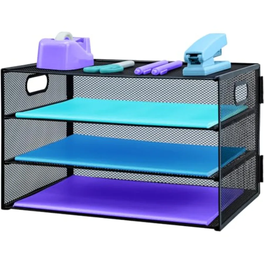 3 Tier Desk Organiser with Handle, Pull-Out Mesh File Organizer for Letter Tray Organizer Mesh Desk Organiser Tray Paper Storag
3 Tier Desk Organiser with Handle, Pull-Out Mesh File Organizer for Letter Tray Organizer Mesh Desk Organiser Tray Paper Storag