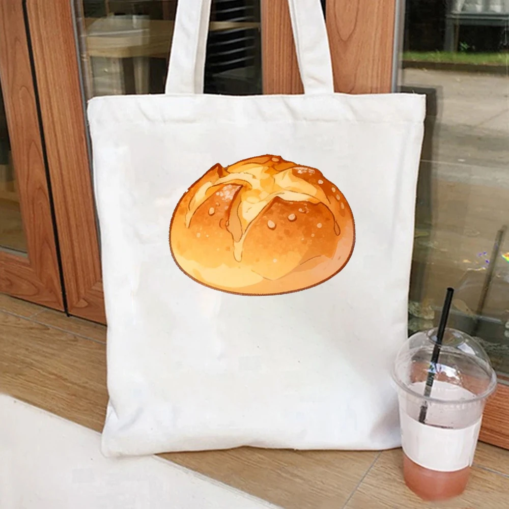 Round Bread Roll Canvas Tote Bag Cute Food Shoulder Bag
Round Bread Roll Canvas Tote Bag Cute Food Shoulder Bag