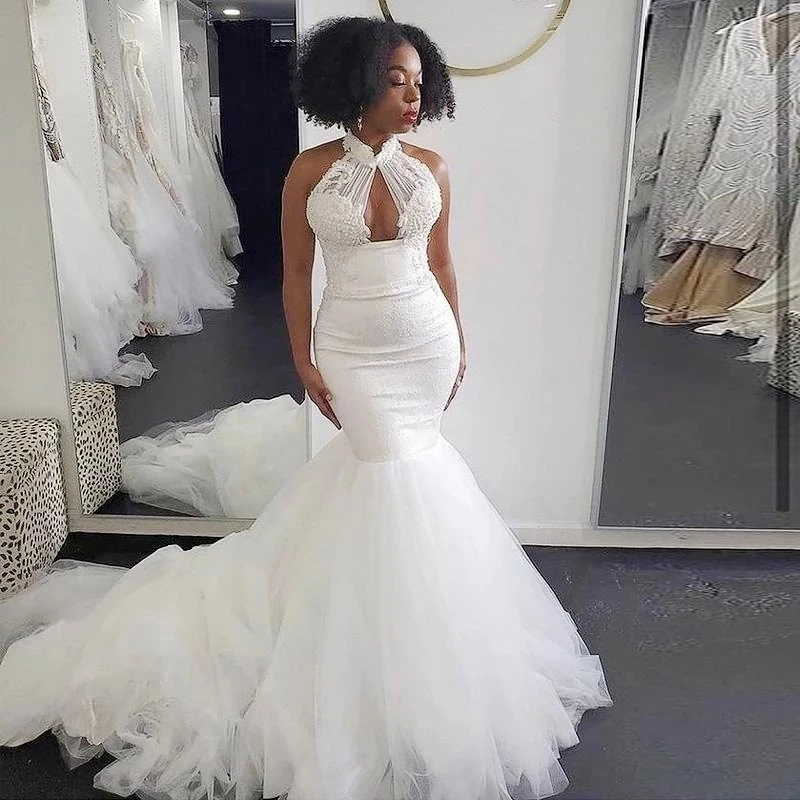 ANGELSBRIDEP Mermaid Black Girls Wedding Dresses Sexy Appliques Lace Beach Boho Women Bridal Dress African vestidos de novia
ANGELSBRIDEP Mermaid Black Girls Wedding Dresses Sexy Appliques Lace Beach Boho Women Bridal Dress African vestidos de novia
