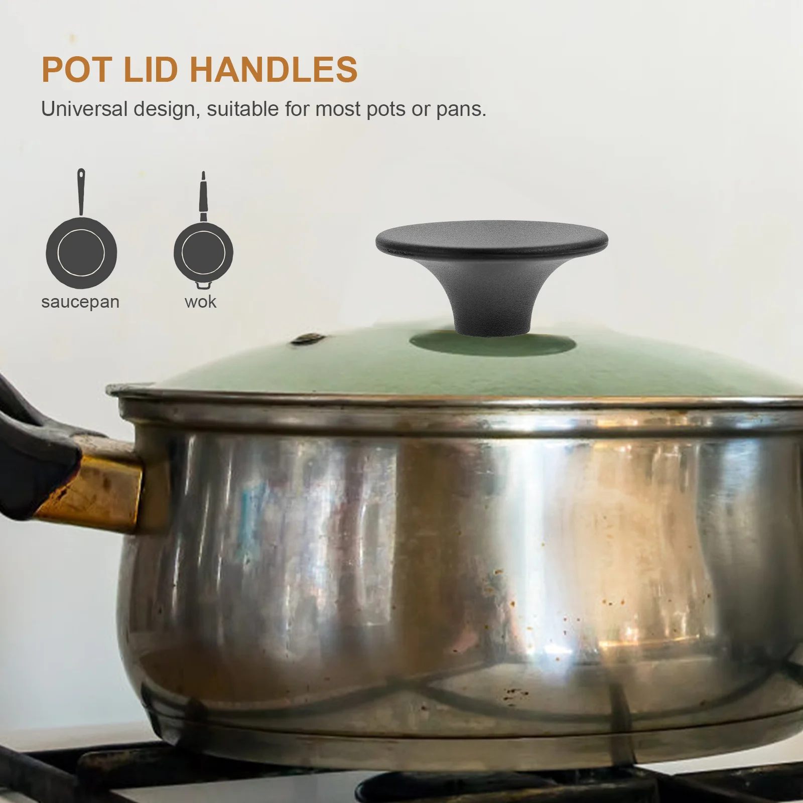 2Set Pot Cover Handles Heat Resistant Pot Lid Knobs Universal Replacement Pan Lid Grip Anti Scald Kitchen Tool
2Set Pot Cover Handles Heat Resistant Pot Lid Knobs Universal Replacement Pan Lid Grip Anti Scald Kitchen Tool