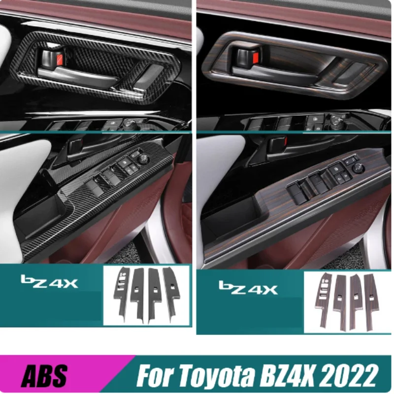 For Toyota Bz4x 2022 2023 2024Carbon Fiber Car Inside Door Window Lift Switch Button Panel Cover Trim Interior Accessories
For Toyota Bz4x 2022 2023 2024Carbon Fiber Car Inside Door Window Lift Switch Button Panel Cover Trim Interior Accessories