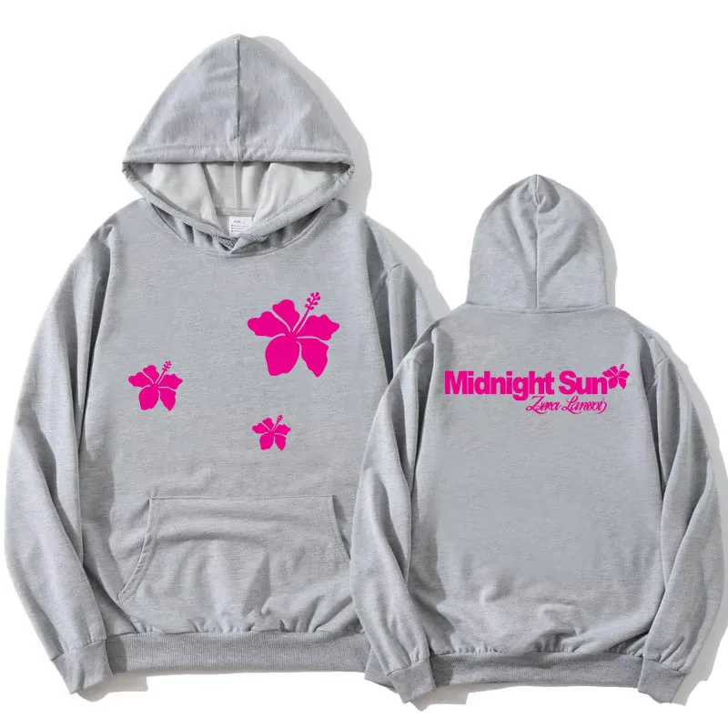 Hibiscus Flower Hoody ZaraLarsson Midnight Sun Printing Sweatshirts Long Sleeve Loose Female Hooded Pullovers Casual Unisex Tops
Hibiscus Flower Hoody ZaraLarsson Midnight Sun Printing Sweatshirts Long Sleeve Loose Female Hooded Pullovers Casual Unisex Tops
