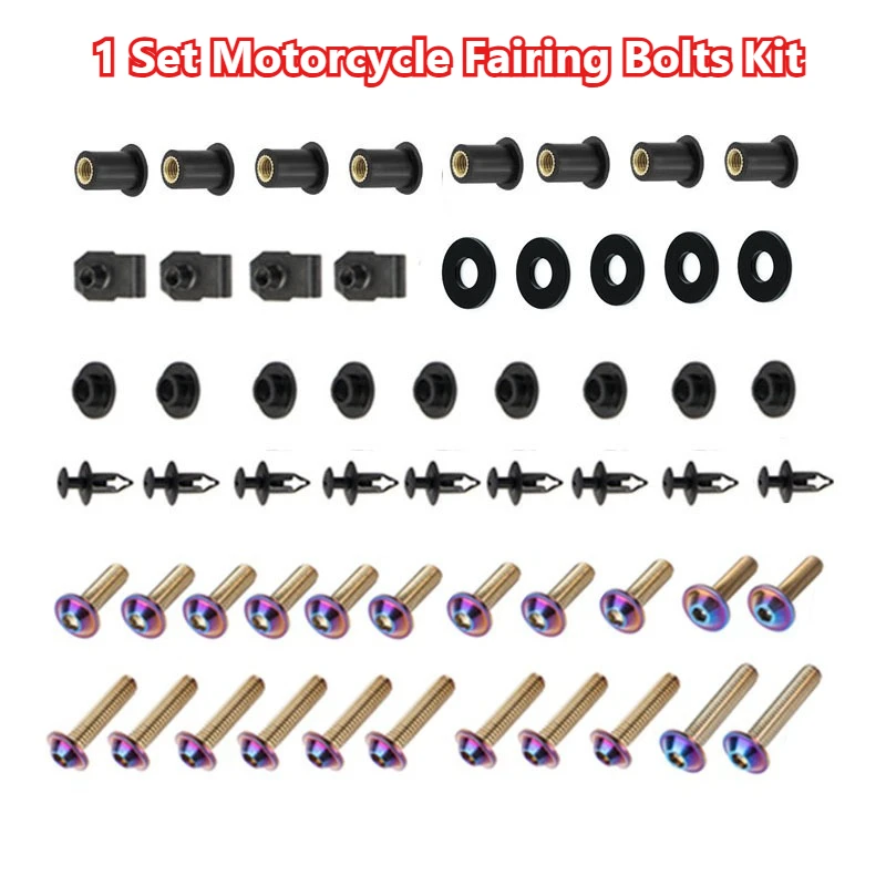 For Honda CBR600F4 1999-2000 CBR600F4i 2001-2007 Motorcycle Full Sets Fairing Bolts Kit Mounting Kits Bolts Screws Washers Parts
For Honda CBR600F4 1999-2000 CBR600F4i 2001-2007 Motorcycle Full Sets Fairing Bolts Kit Mounting Kits Bolts Screws Washers Parts