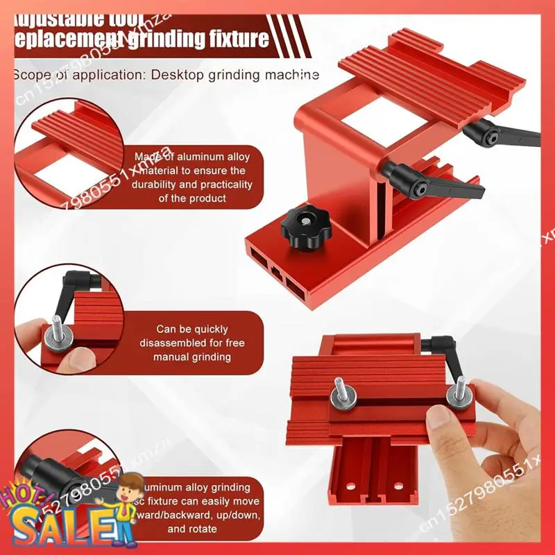 ABCL Sharpening Tool Rest Jig, Bench Grinder Tool Rest Sharpening Jig, Knife Sharpener Jig,For 6/8Inch Diameter Grinder
ABCL Sharpening Tool Rest Jig, Bench Grinder Tool Rest Sharpening Jig, Knife Sharpener Jig,For 6/8Inch Diameter Grinder