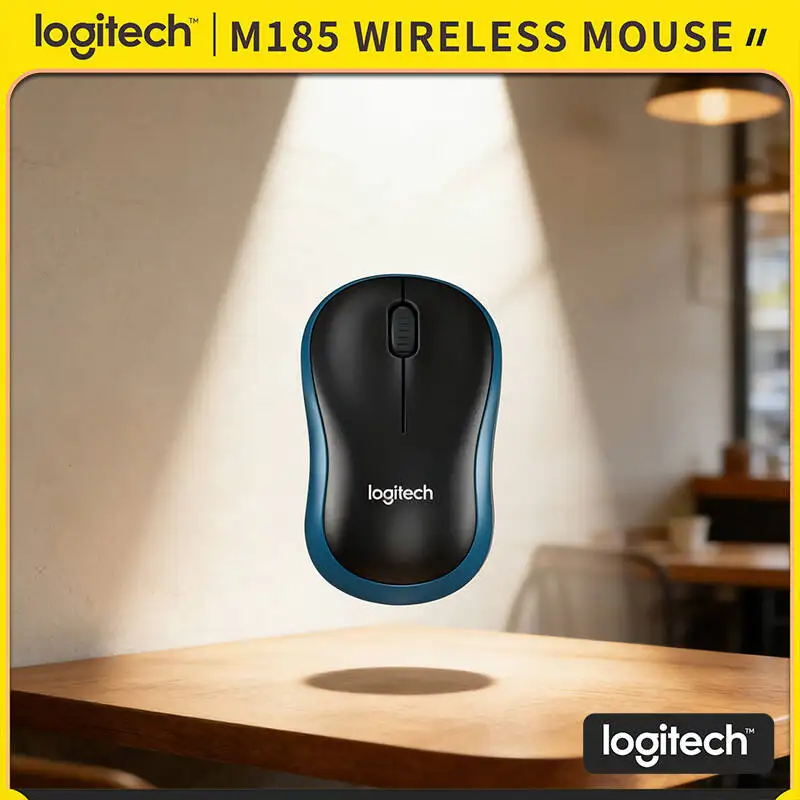 Logitech M185 Ergonomic Wireless Mouse Eco-Friendly 3 Buttons Auto-Sleep 12-Month Battery Nano Desktop PC
Logitech M185 Ergonomic Wireless Mouse Eco-Friendly 3 Buttons Auto-Sleep 12-Month Battery Nano Desktop PC