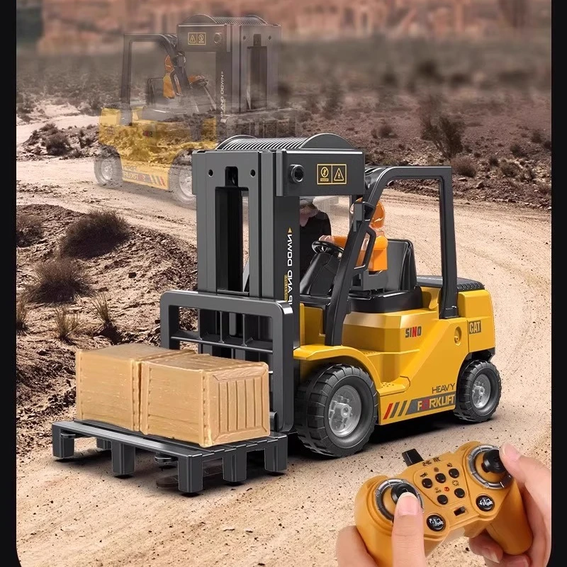 RC Car 1:24 Simulation Light Sound Forklift Fall Resistant Spray Electric Remote Control Engineering Truck Model Car Toy Gift
RC Car 1:24 Simulation Light Sound Forklift Fall Resistant Spray Electric Remote Control Engineering Truck Model Car Toy Gift
