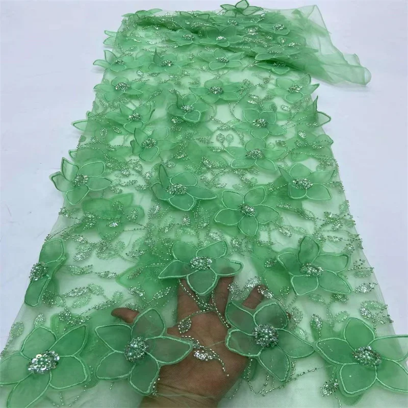 2024 Fashion Green African Lace Fabric With Semins Tulle Mesh Embroidery Wedding Dress Bridal Fabrics 5 Yards High Quality Sewin
2024 Fashion Green African Lace Fabric With Semins Tulle Mesh Embroidery Wedding Dress Bridal Fabrics 5 Yards High Quality Sewin