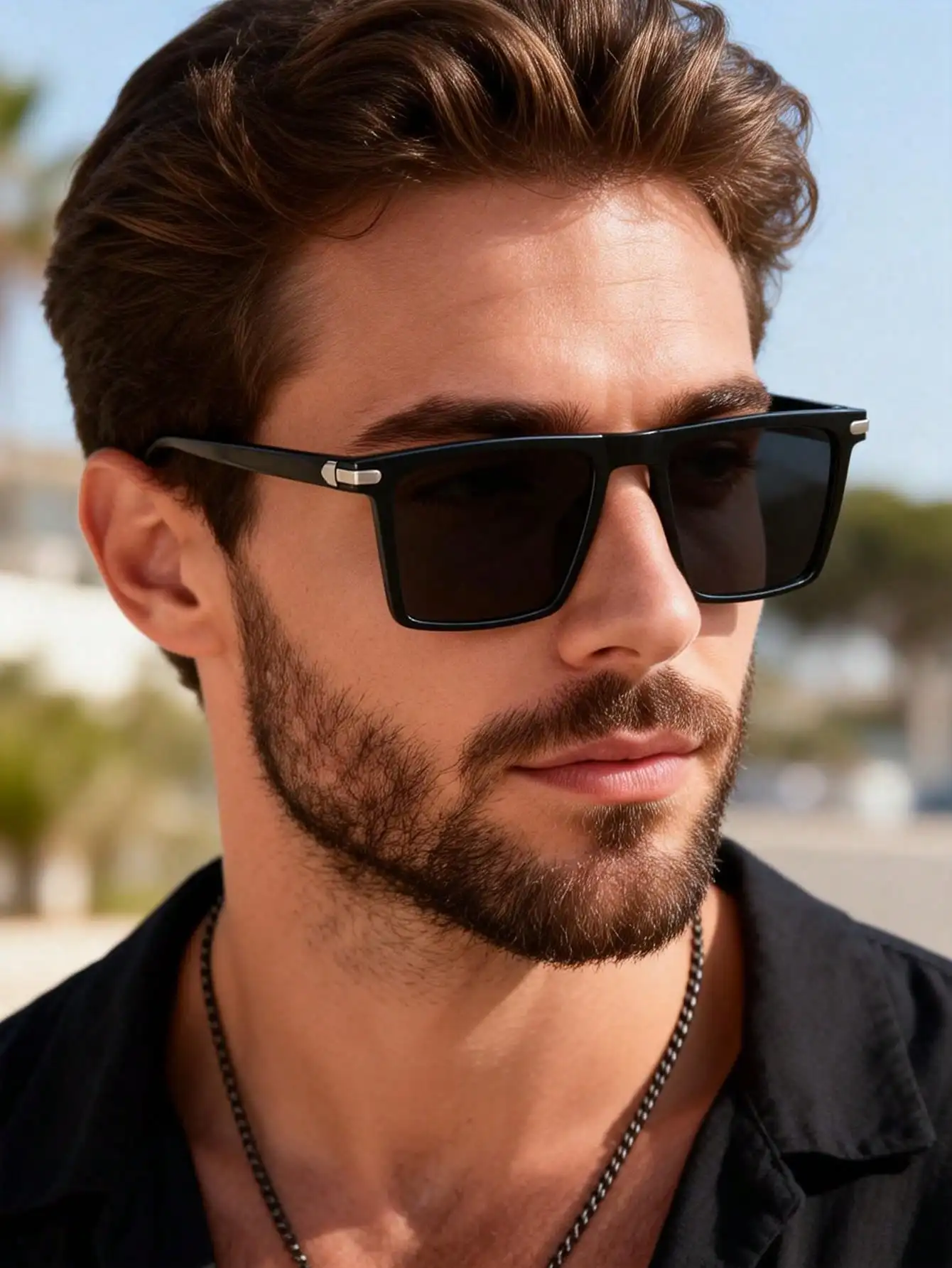 Men's Square Plastic Frame UV400 Sunglasses for Outdoor Casual Driving Travel
Men's Square Plastic Frame UV400 Sunglasses for Outdoor Casual Driving Travel