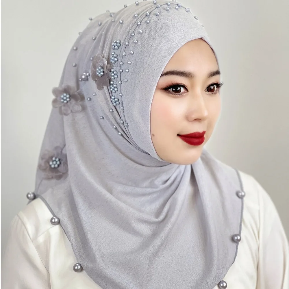 Elegant Top Knot Ramadan Hijab Solid Color Breathable Islamic Headscarf Pull On One Piece Head Wrap Cap
Elegant Top Knot Ramadan Hijab Solid Color Breathable Islamic Headscarf Pull On One Piece Head Wrap Cap