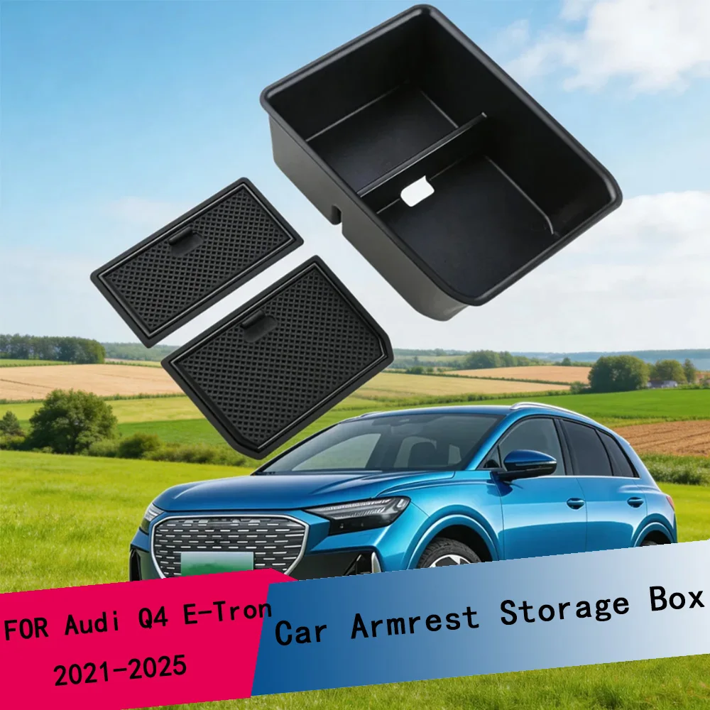 ABS Car Armrest Storage Box for Audi Q4 E-Tron 2021 -2025 Central Console Organizer Tray Interior Accessories
ABS Car Armrest Storage Box for Audi Q4 E-Tron 2021 -2025 Central Console Organizer Tray Interior Accessories