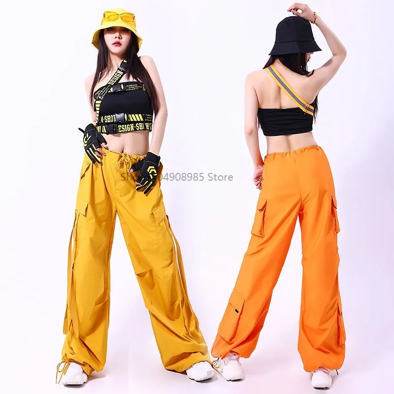 New Sexy Hiphop Jazz Girls Short Top And Pant Set Women Dance Movement Costume Training Suit
New Sexy Hiphop Jazz Girls Short Top And Pant Set Women Dance Movement Costume Training Suit