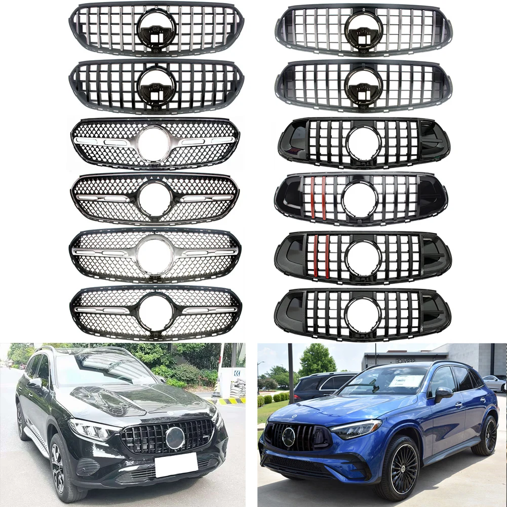 Верхняя решетка радиатора в стиле GT-R для Mercedes Benz X254 GLC300 GLC43 AMG 2023 2024 2025 
Верхняя решетка радиатора в стиле GT-R для Mercedes Benz X254 GLC300 GLC43 AMG 2023 2024 2025