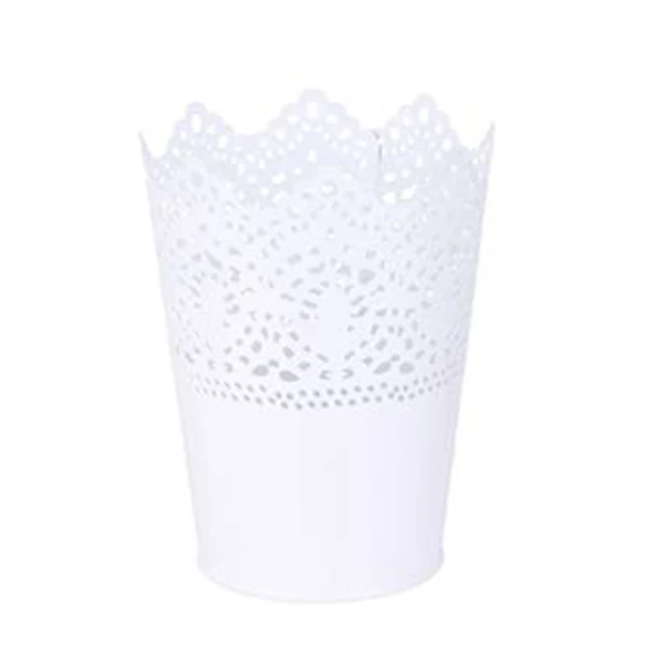 Artificial Flower Desk Tidy White Plant Holder Storage Vase Kettle Makeup Brush Organizer Lace Plant Pot Desk Holder Hollow Out
Artificial Flower Desk Tidy White Plant Holder Storage Vase Kettle Makeup Brush Organizer Lace Plant Pot Desk Holder Hollow Out