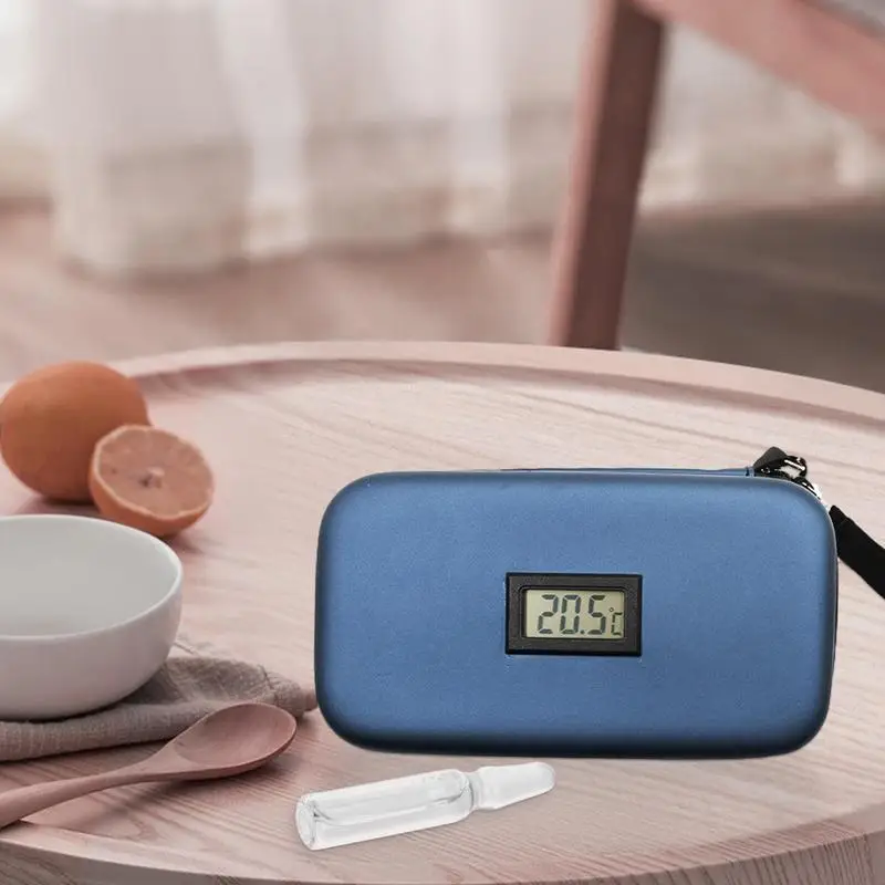 Medication Cooler For Travel Portable Insulated Cooling Bag For Organizer Bag With Lcd Digital Display Long-Lasting Insulation
Medication Cooler For Travel Portable Insulated Cooling Bag For Organizer Bag With Lcd Digital Display Long-Lasting Insulation