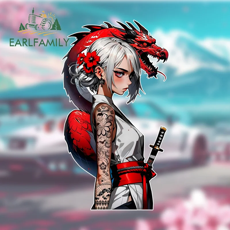 EARLFAMILY Samurai Japanese Girl Car Sticker Creative Geisha Peek Waterproof Sunscreen Scratch Proof Decal Laptop Trunk Decor
EARLFAMILY Samurai Japanese Girl Car Sticker Creative Geisha Peek Waterproof Sunscreen Scratch Proof Decal Laptop Trunk Decor