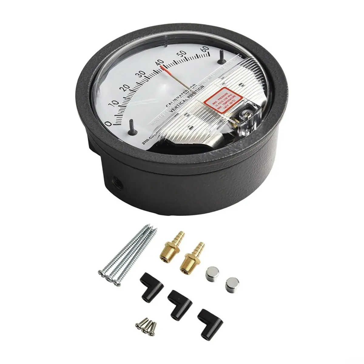 Analog Differential Pressure Gauge for Differential & Wind Pressure Measurement,0-750 Pa Scales,for Cleanrooms HVAC
Analog Differential Pressure Gauge for Differential & Wind Pressure Measurement,0-750 Pa Scales,for Cleanrooms HVAC