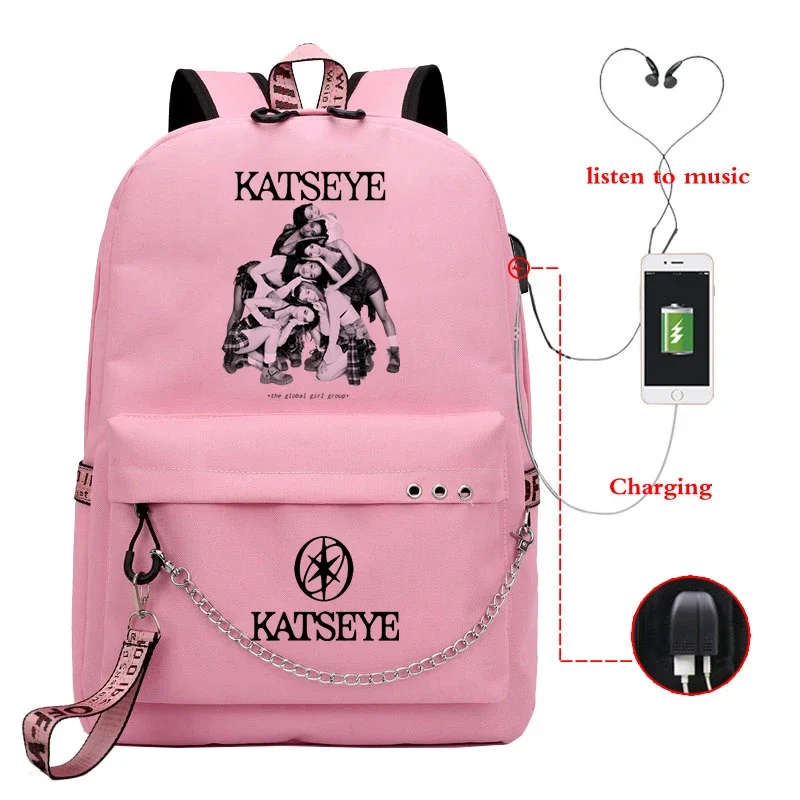 Trendy Katseye School Bags for Students Girls Large Capacity Travel Book Bag Fashion Katseye Laptop Backpack Children Backpacks
Trendy Katseye School Bags for Students Girls Large Capacity Travel Book Bag Fashion Katseye Laptop Backpack Children Backpacks