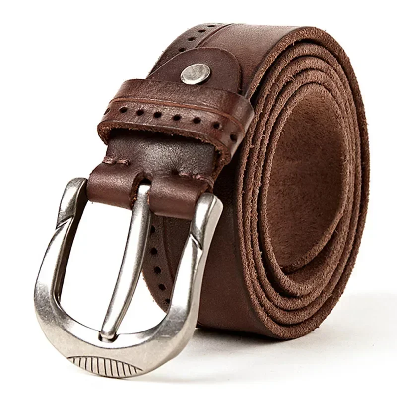 Vintage Original Leather Belt for Men Jeans Casual Pants Belts High Quality Natural Genuine Leather No Interlayer Men's Belt 
Vintage Original Leather Belt for Men Jeans Casual Pants Belts High Quality Natural Genuine Leather No Interlayer Men's Belt
