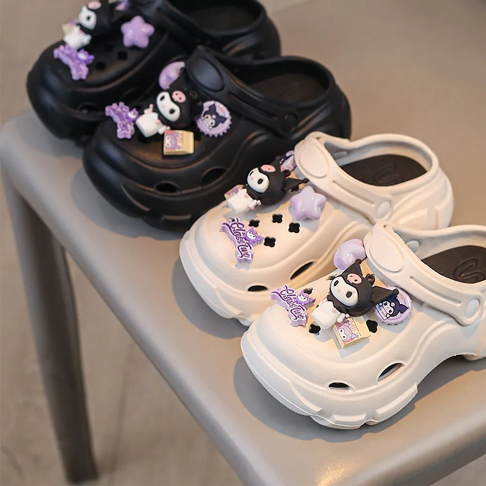 Anime Sanrio Kuromi Children's Platform Clogs Soft Sole Anti-Slip Breathable Summer Sandals for Girls Outdoor Indoor Slippers
Anime Sanrio Kuromi Children's Platform Clogs Soft Sole Anti-Slip Breathable Summer Sandals for Girls Outdoor Indoor Slippers