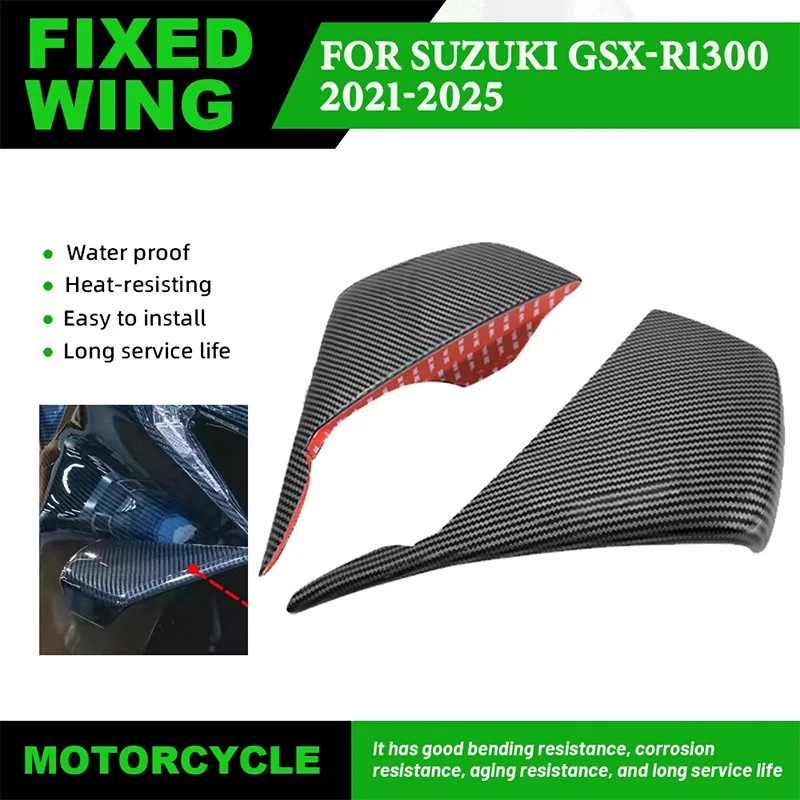 Motorcycle aerodynamic wing fixed wing spoiler side winglet For Suzuki Hayabusa GSX-R1300 GXSR1300 2021-2025 windshield wing
Motorcycle aerodynamic wing fixed wing spoiler side winglet For Suzuki Hayabusa GSX-R1300 GXSR1300 2021-2025 windshield wing