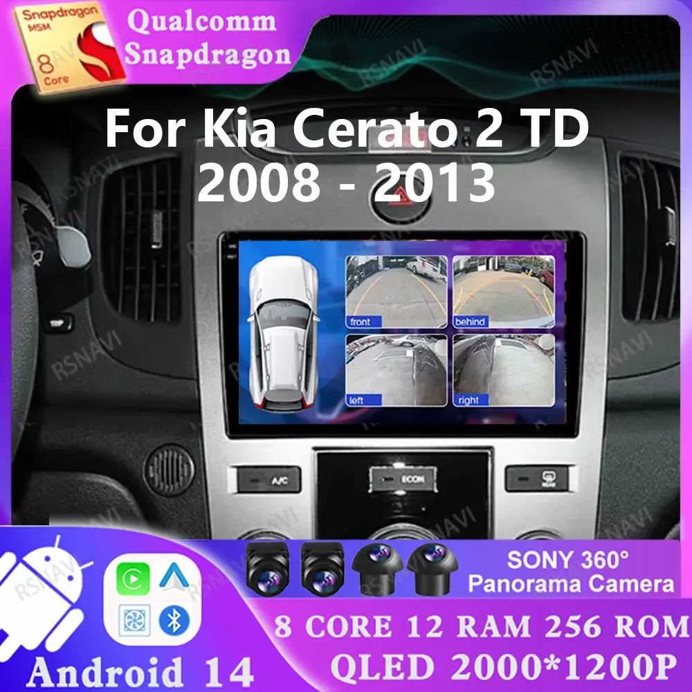 Android 14 For Kia Cerato 2 TD 2008 - 2013 Viedo Player Qualcomm GPS Head Unit Navigation Multimedia DVD 4G LTE DSP Stereo AUTO
Android 14 For Kia Cerato 2 TD 2008 - 2013 Viedo Player Qualcomm GPS Head Unit Navigation Multimedia DVD 4G LTE DSP Stereo AUTO