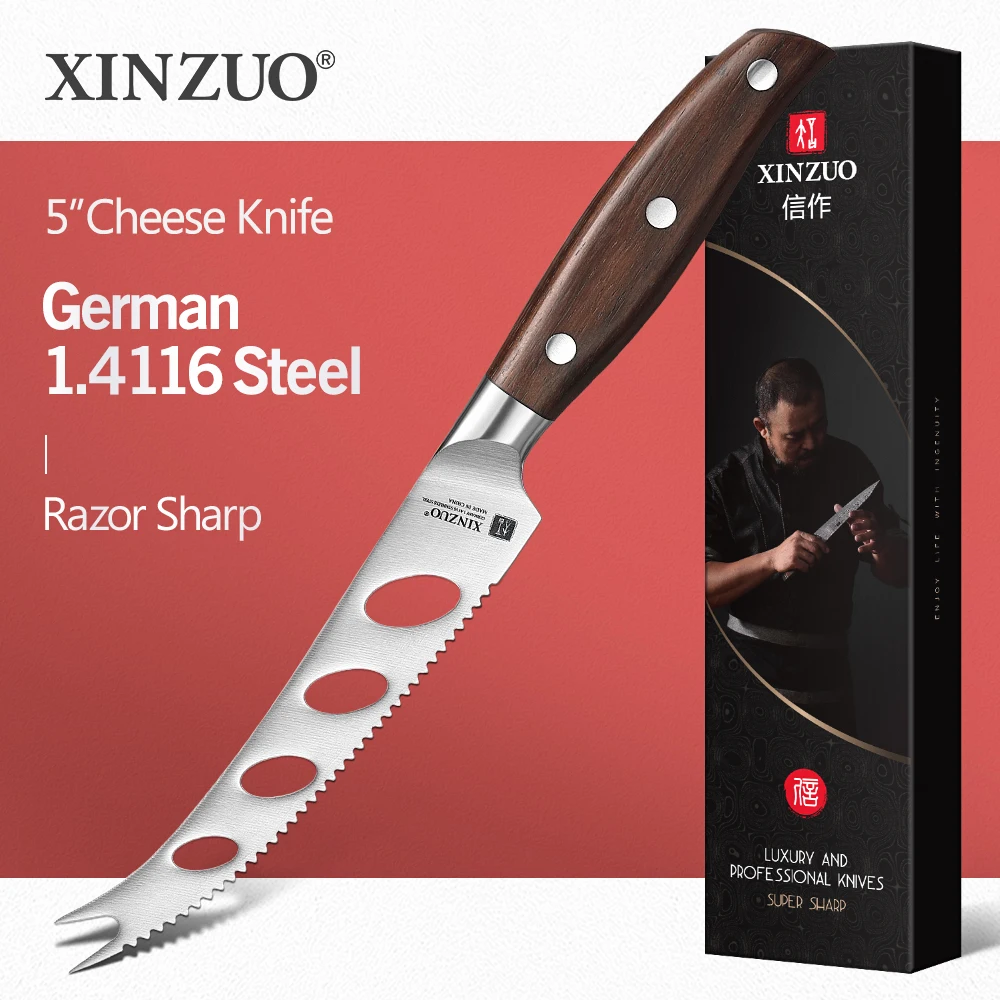XINZUO 5" Cheese Knife Stainless Steel Multifunction Baking Tools Pizza Butter Cutter Kitchen Accessories
XINZUO 5" Cheese Knife Stainless Steel Multifunction Baking Tools Pizza Butter Cutter Kitchen Accessories
