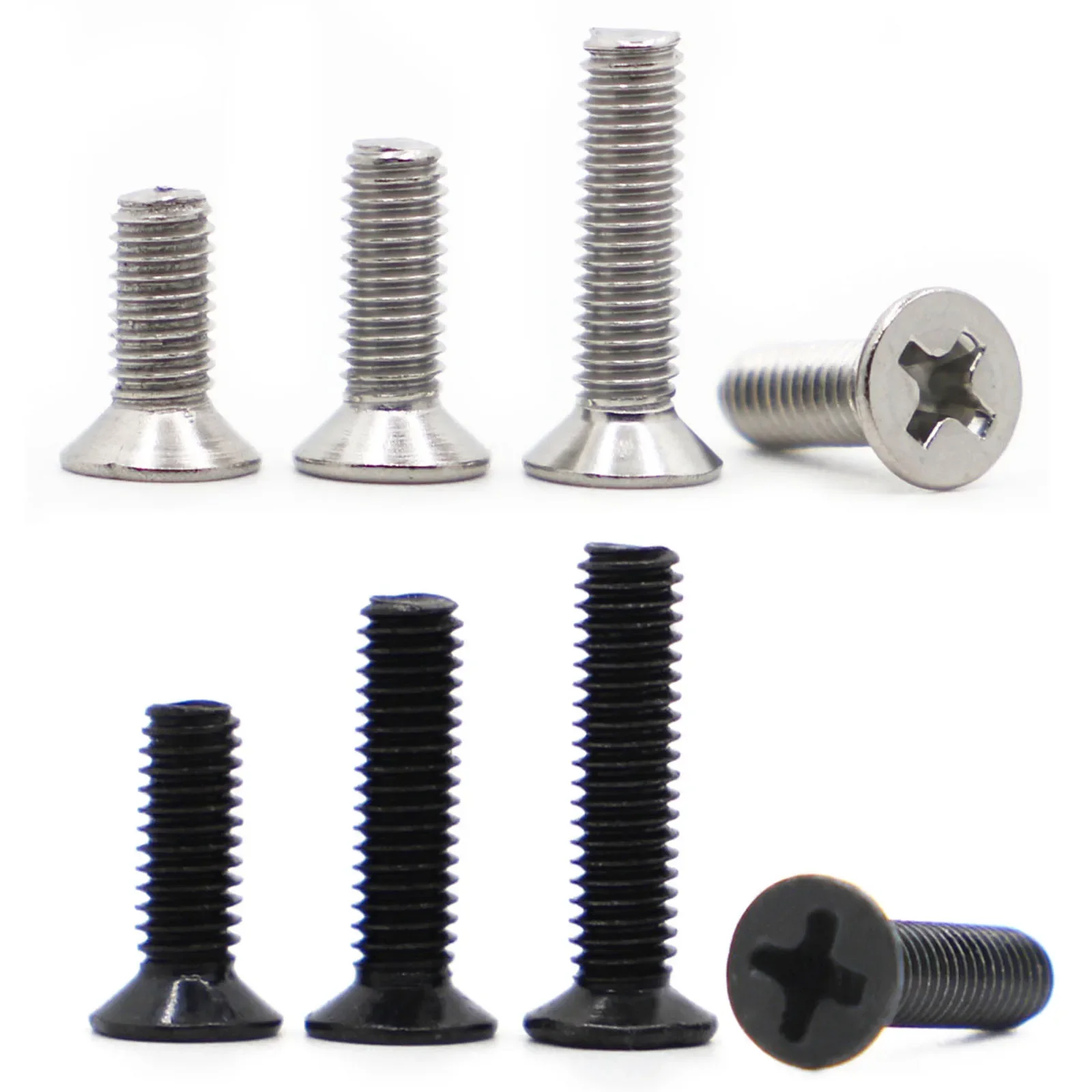 Mini Micro Small GB819 Black 304 Stainless Steel Cross Phillips Flat Countersunk Head Bolt Screw M1 M1.2 M1.4 M1.6 M2 M2.5 M3 M4
Mini Micro Small GB819 Black 304 Stainless Steel Cross Phillips Flat Countersunk Head Bolt Screw M1 M1.2 M1.4 M1.6 M2 M2.5 M3 M4
