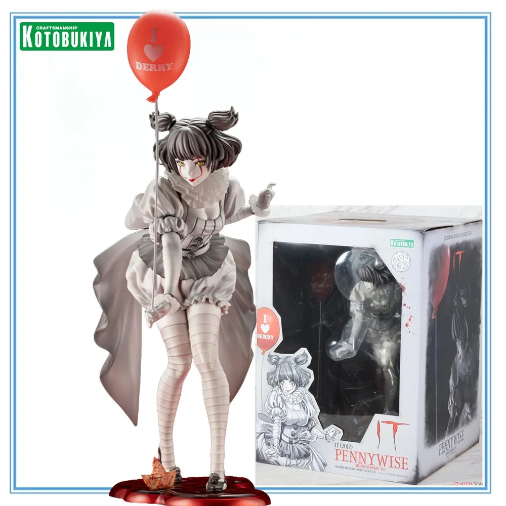 100% Original in Stock Kotobukiya Bishoujo Statue It (2017) Pennywise Monochrome Ver. Collection Series Model Decoration
100% Original in Stock Kotobukiya Bishoujo Statue It (2017) Pennywise Monochrome Ver. Collection Series Model Decoration
