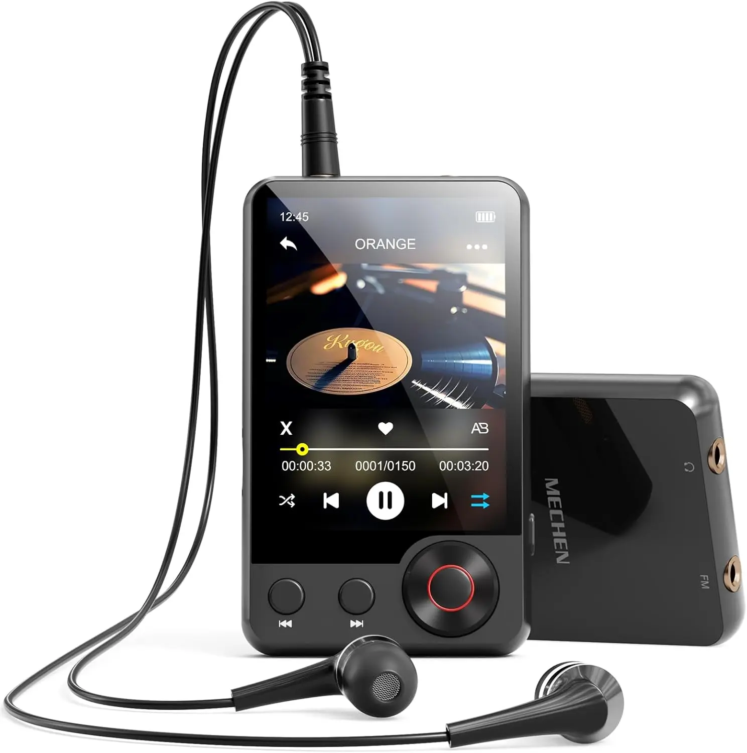MECHEN 64GB/128GB MP3 Player with Bluetooth 5.3, 2.4 Inch Touch Screen HiFi Music Player with Built-in Speaker, FM Radio Voice Recorder, Support 512GB TF Card Portable Digital Audio Player
MECHEN 64GB/128GB MP3 Player with Bluetooth 5.3, 2.4 Inch Touch Screen HiFi Music Player with Built-in Speaker, FM Radio Voice Recorder, Support 512GB TF Card Portable Digital Audio Player