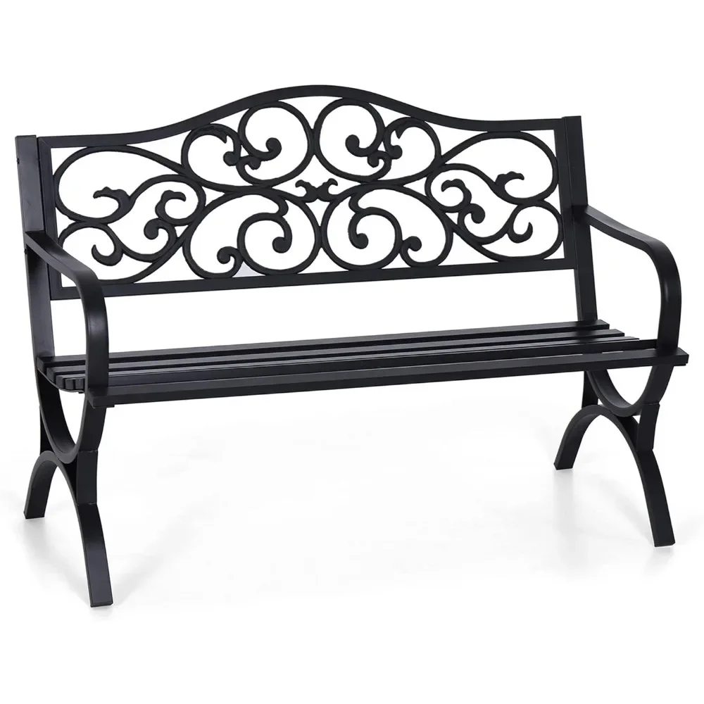 Free transportation for outdoor porch, garden, wrought iron benches, outdoor benches with backrests and armrests
Free transportation for outdoor porch, garden, wrought iron benches, outdoor benches with backrests and armrests