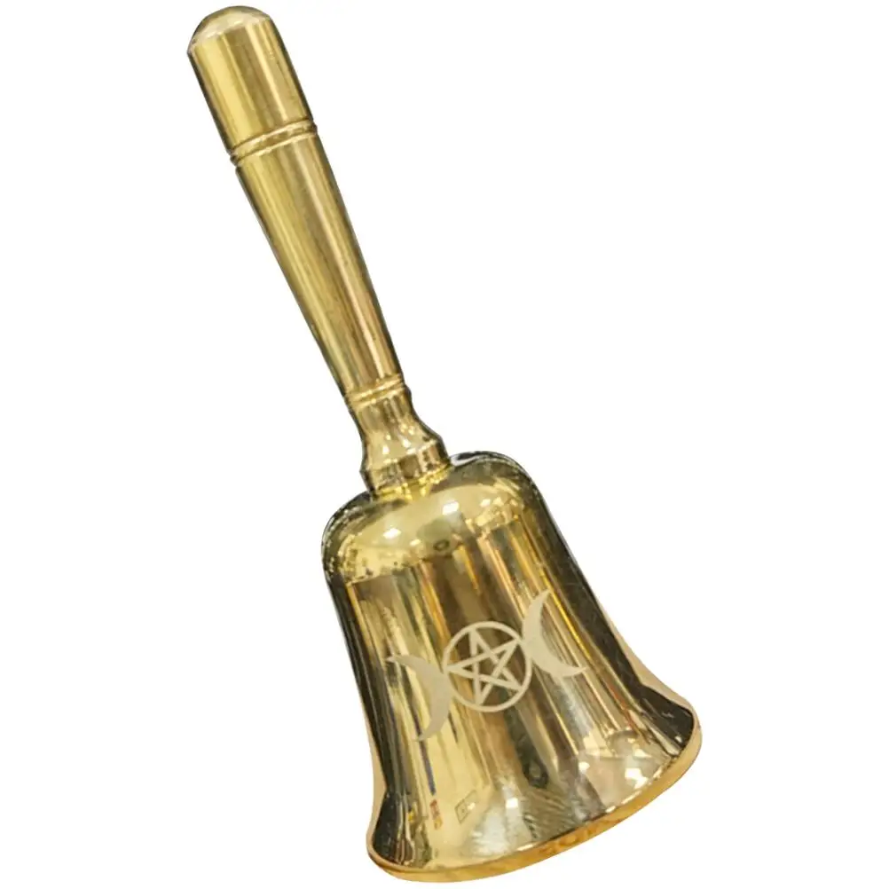 Brass Witches Altar Bell Three-phase Moon Ornaments Ritual Decoration Mini Small Pentagram Wiccan Supply Sturdy Retro Exquisite
Brass Witches Altar Bell Three-phase Moon Ornaments Ritual Decoration Mini Small Pentagram Wiccan Supply Sturdy Retro Exquisite
