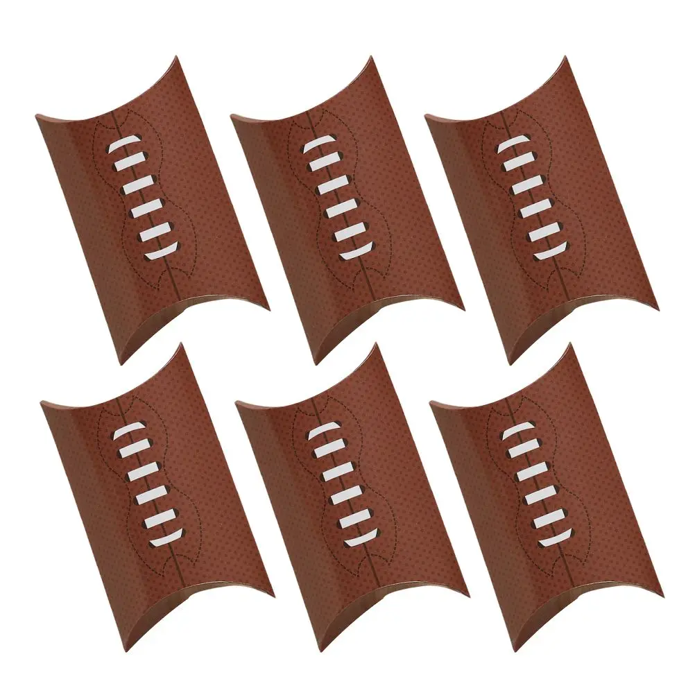 6 Pcs Rugby Themed Candy Boxes Sports Party Favor Packaging Gift Box for Birthday Holiday Decor Paper Shopping Box
6 Pcs Rugby Themed Candy Boxes Sports Party Favor Packaging Gift Box for Birthday Holiday Decor Paper Shopping Box